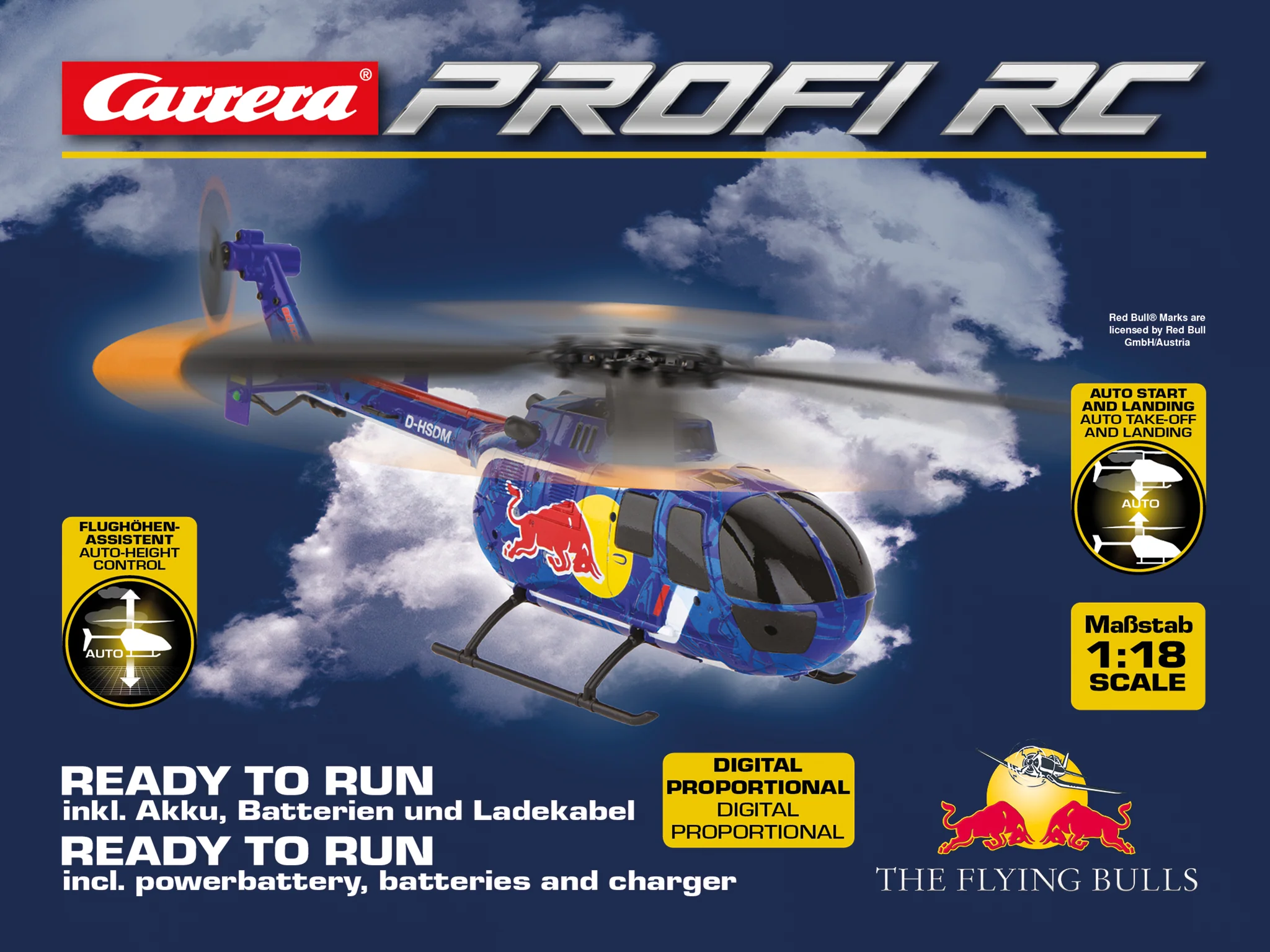 2,4GHz Red Bull BO 105 C - Carrera Profi RC - Image 10