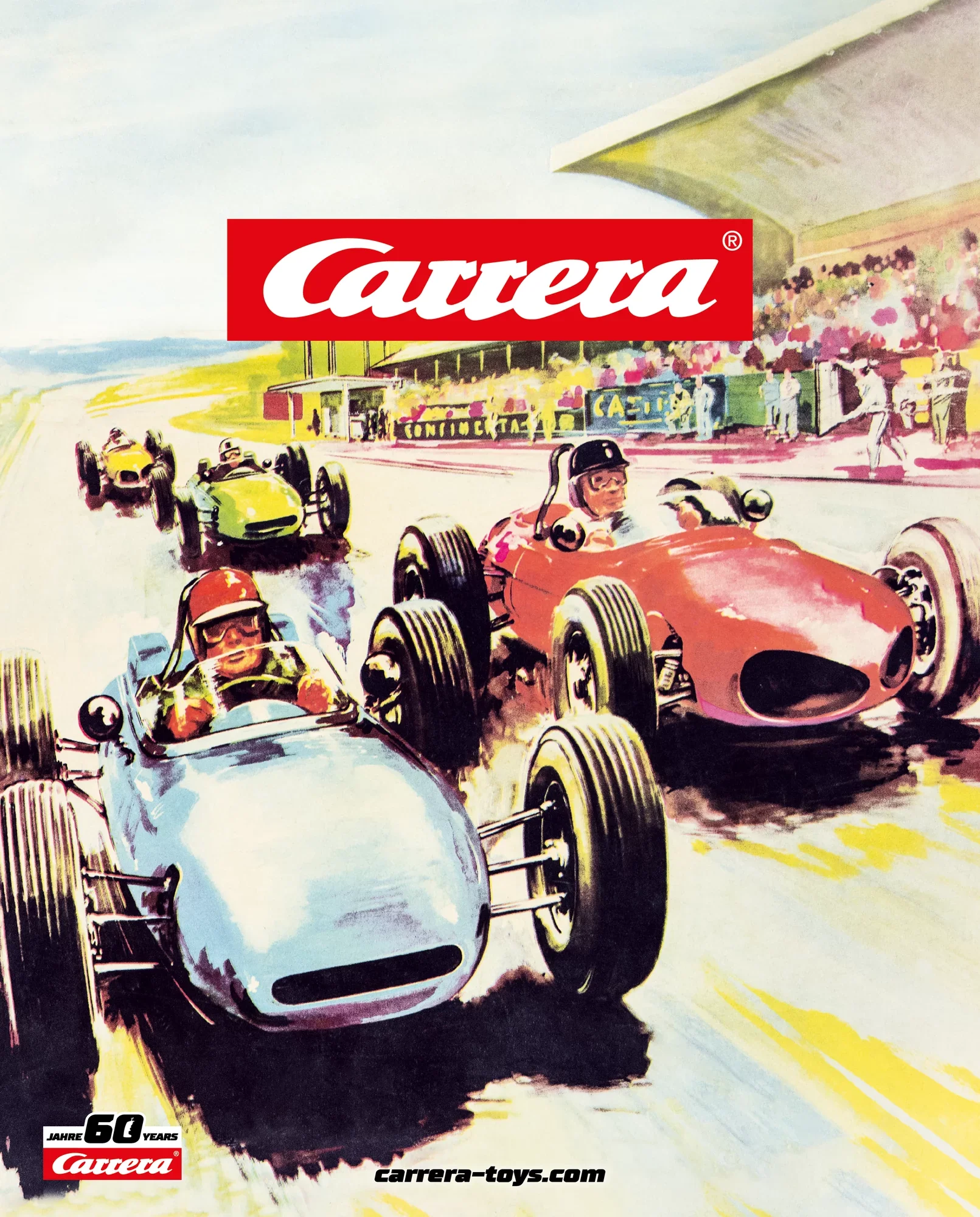 Tin Plate Sign 60 Y Carrera - 1