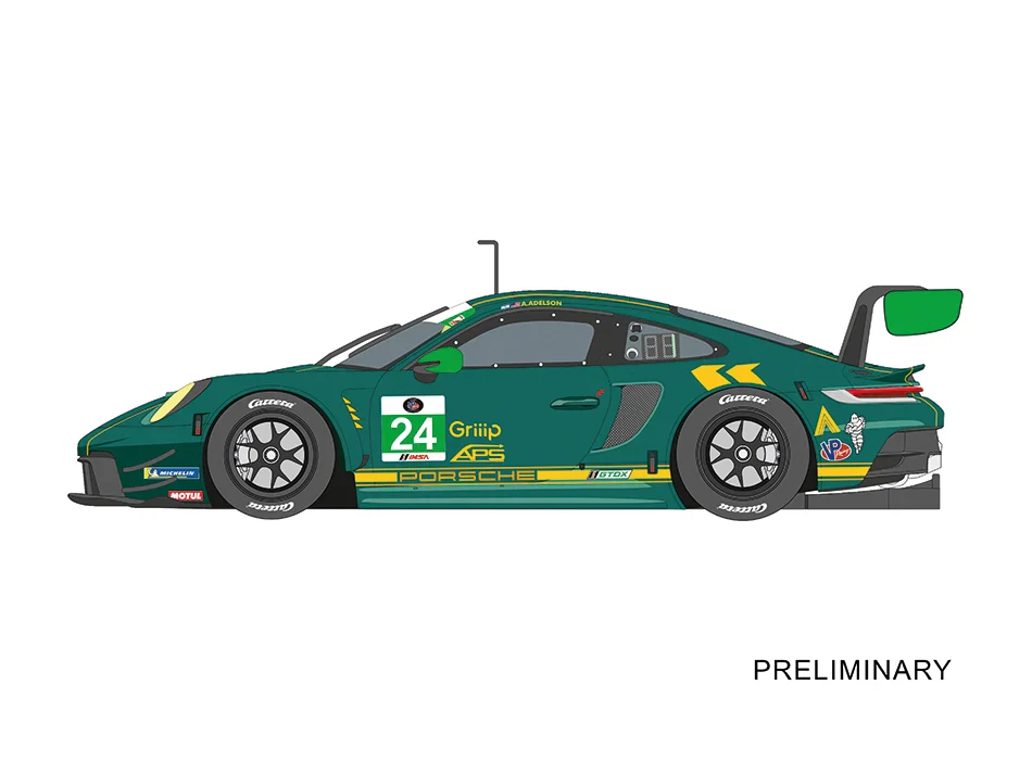 Porsche 911 GT3 R "Wright Motorsports, No.24"