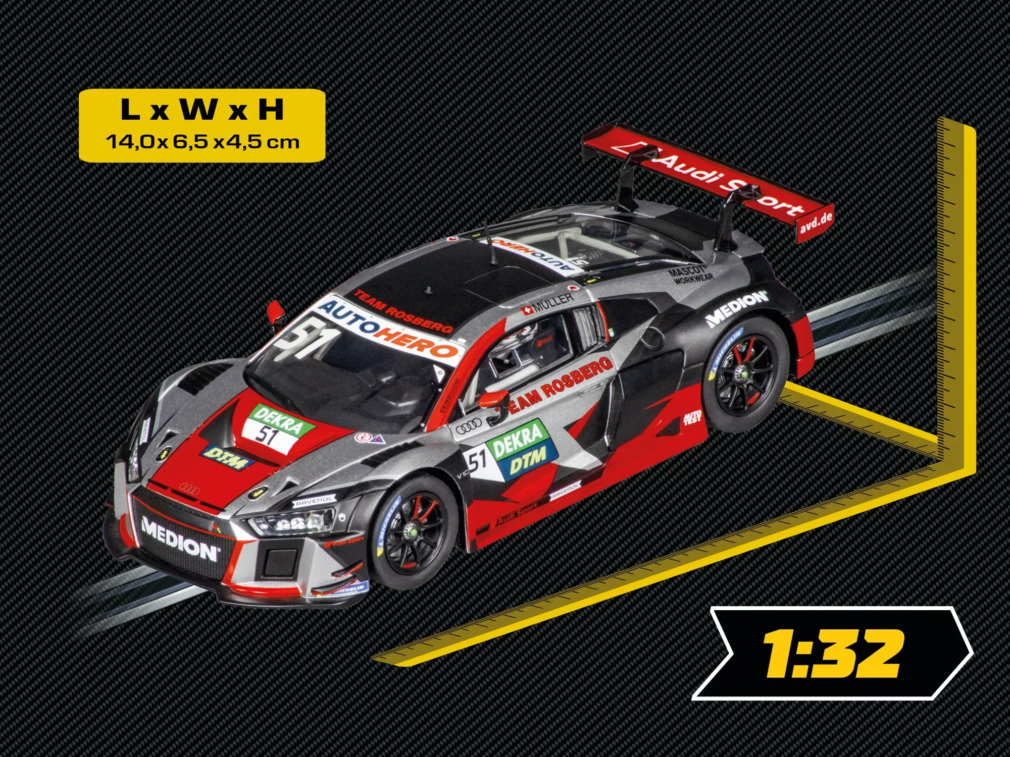 Audi R8 LMS GT3 "Team Rosberg, No.51" DTM - Image 6