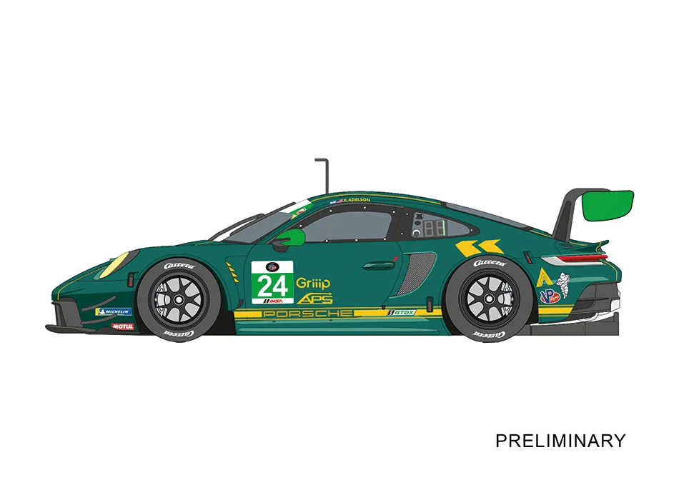 Porsche 911 GT3 R "Wright Motorsports, No.24"