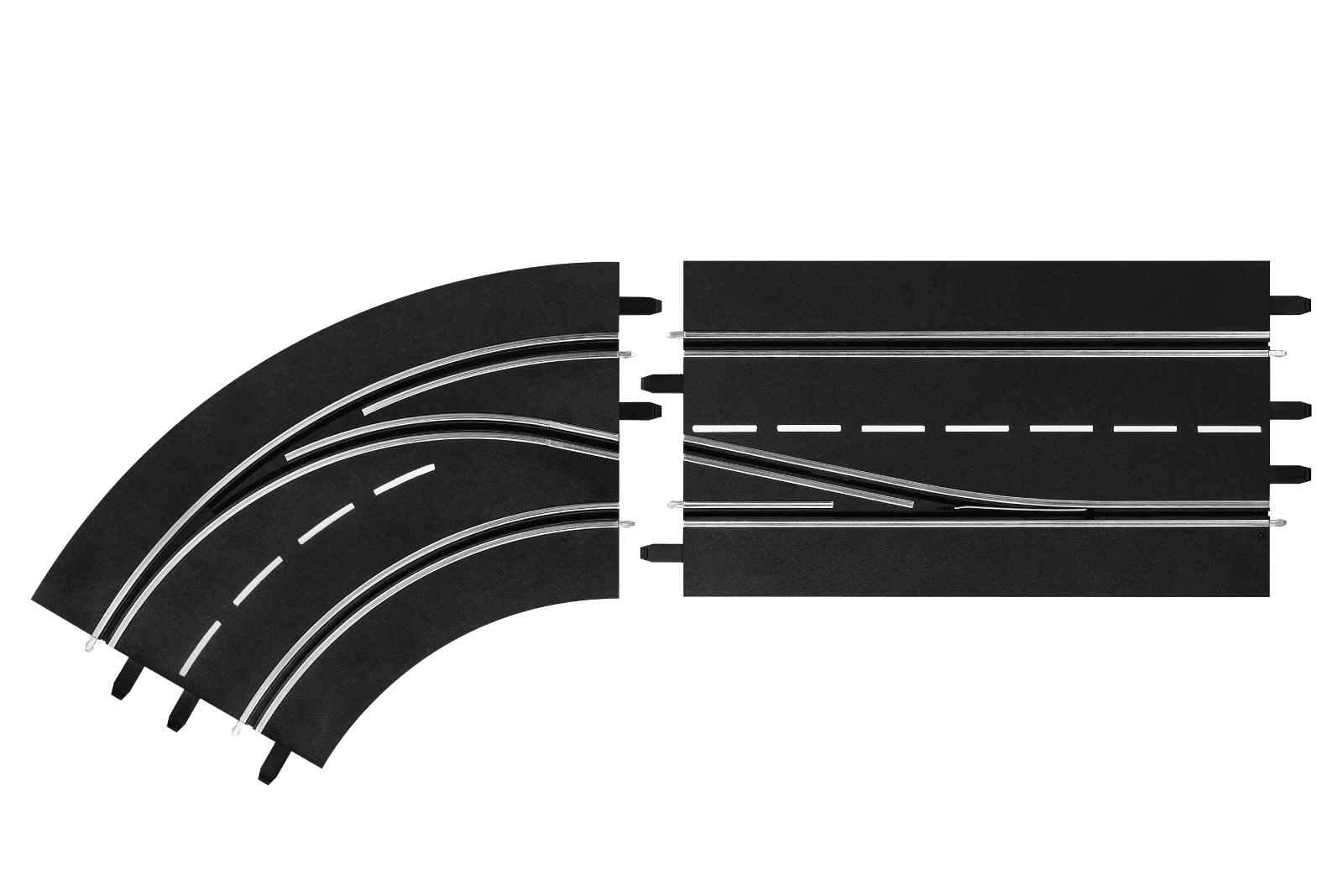 Lane Change Curve left, in to out
