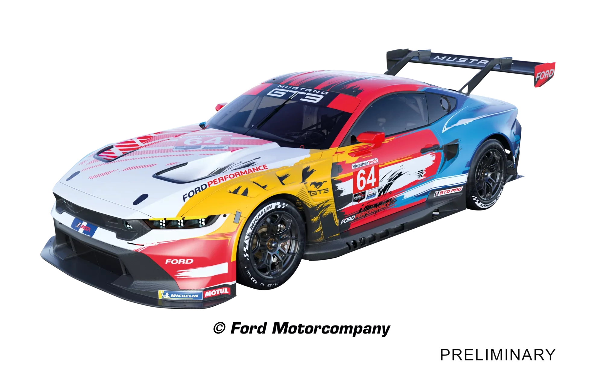 Ford Mustang GT3 "Champion Spirit, No.64" - Image 2