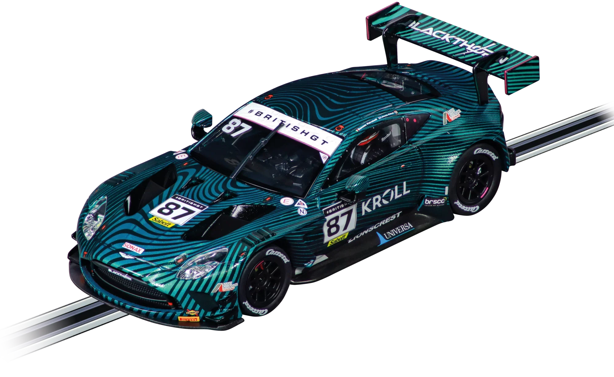 Aston Martin Vantage AMR GT3 Evo "Blackthorn AMR, No.87" British GT 2024
