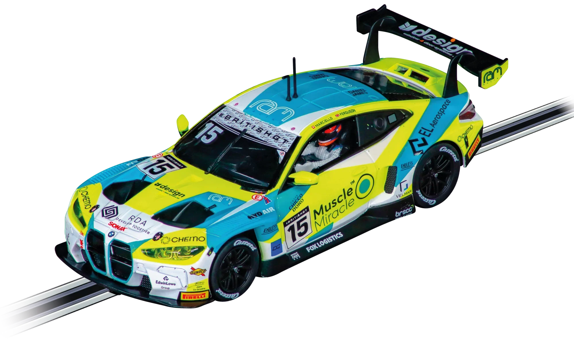 BMW M4 GT3 "RAM Racing, No. 15" British GT 2024