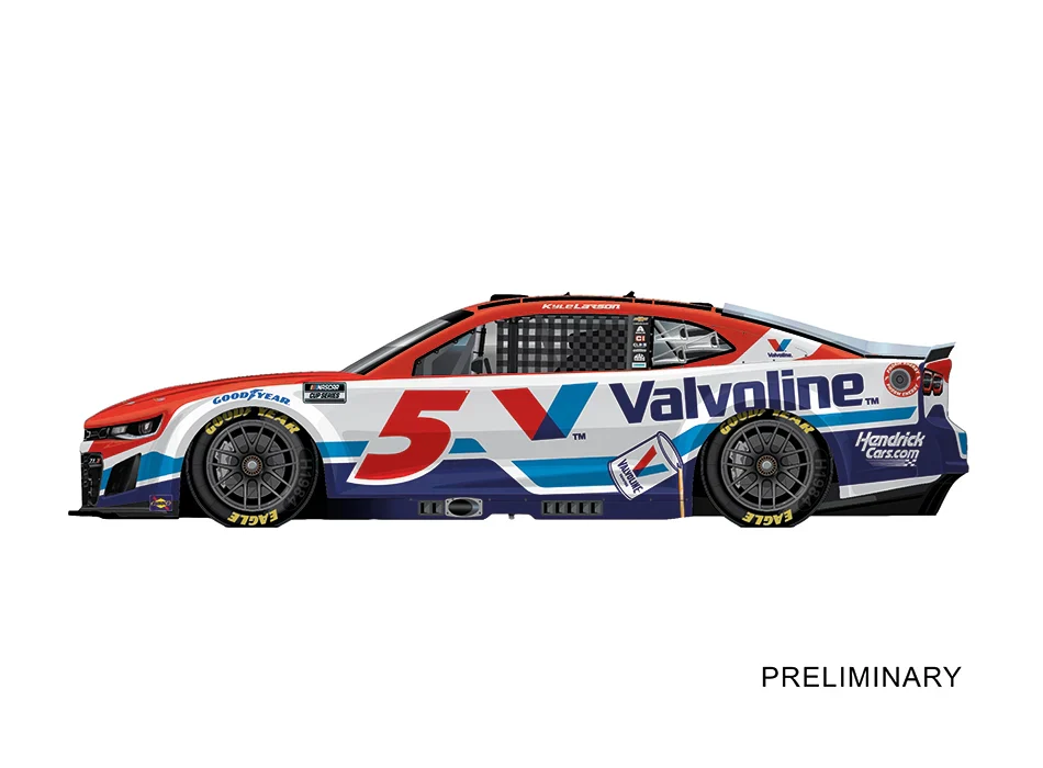 NASCAR Camaro NextGen ZL1 "Hendrick Motorsports, Kyle Larson, No.5" Season 2026
