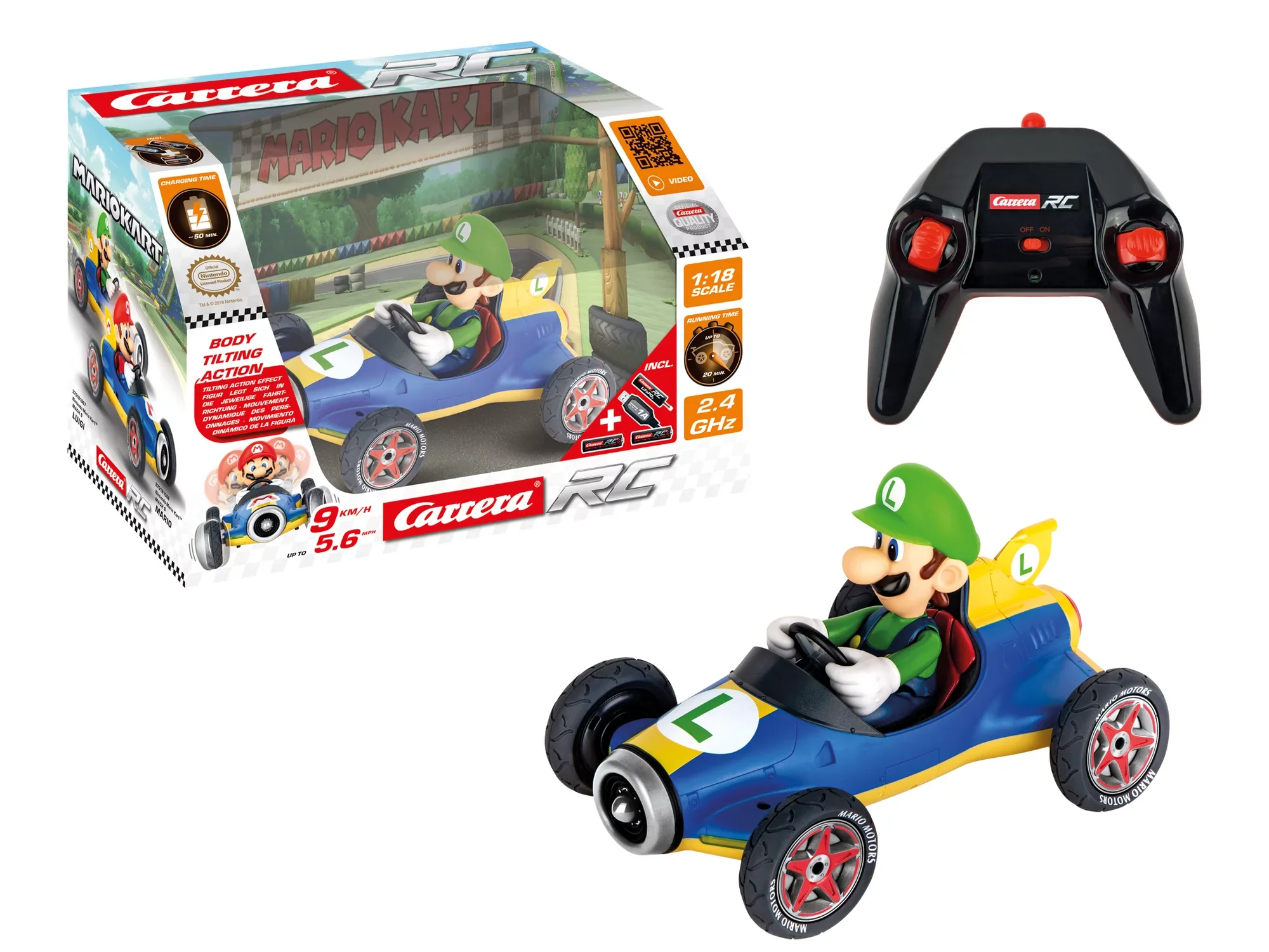 2,4GHz Mario Kart(TM) Mach 8, Luigi - Image 2