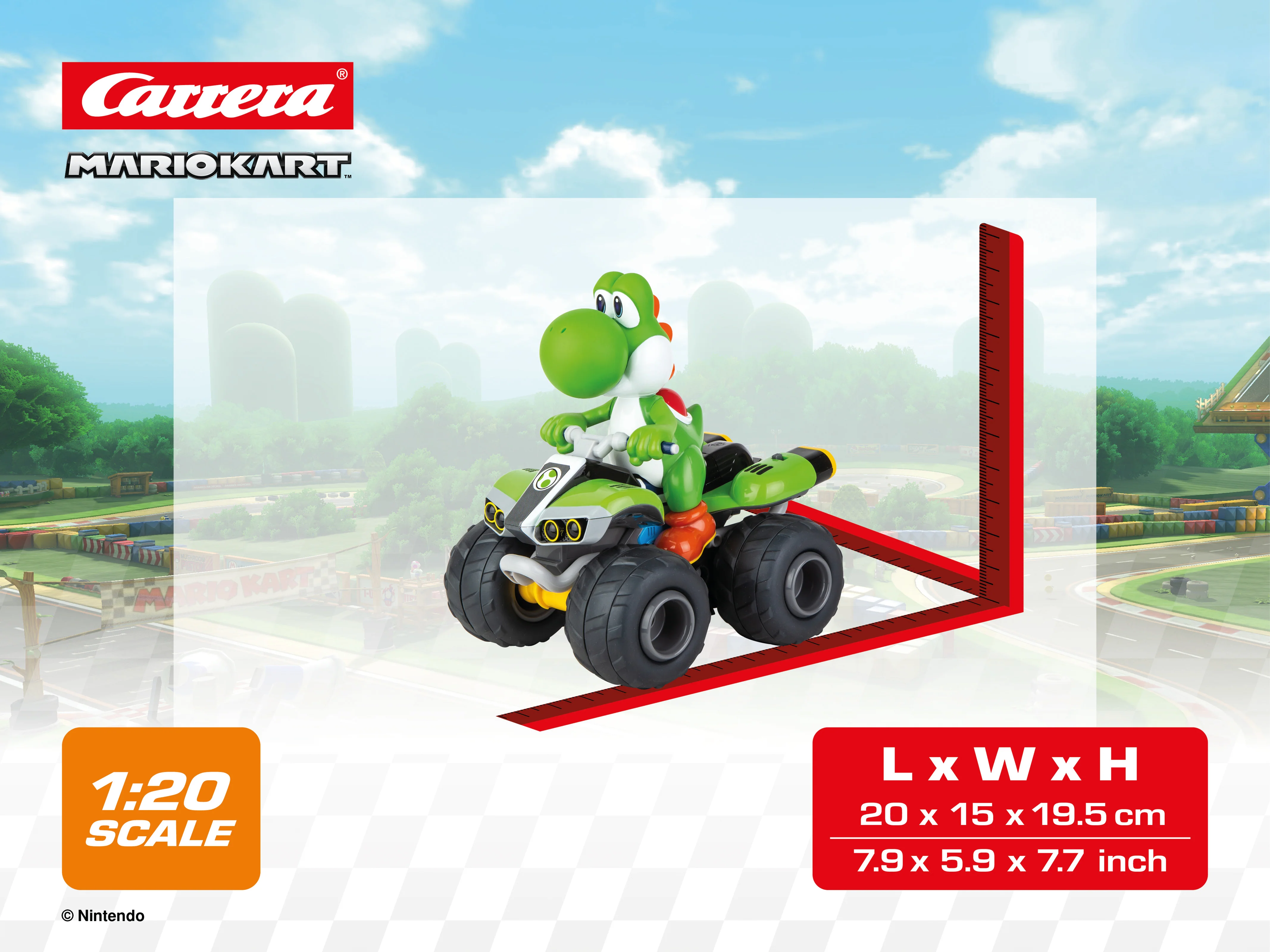 2,4GHz Mario Kart™,  Yoshi - Quad - Image 6