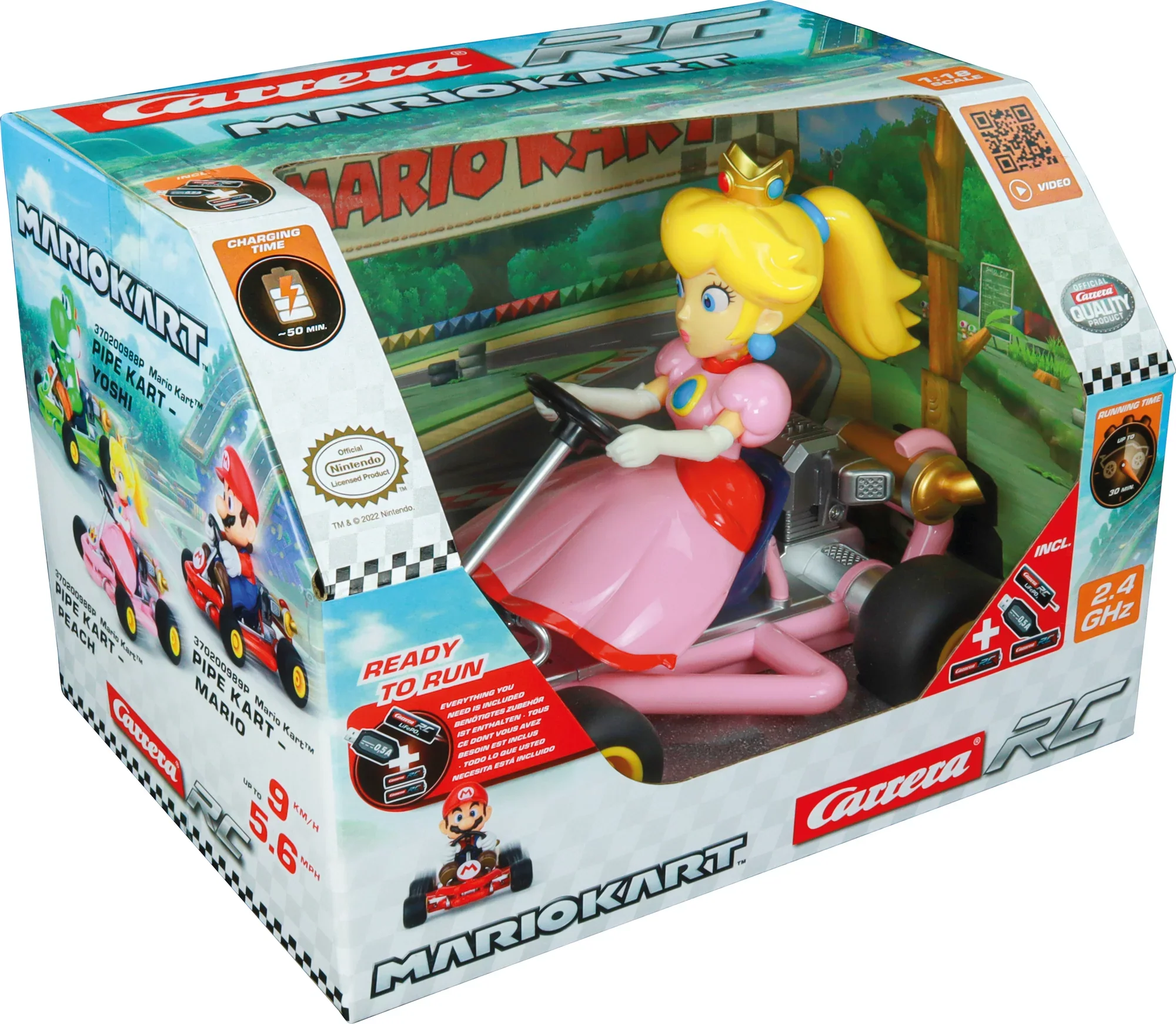 2,4GHz Mario Kart™ Pipe Kart, Peach - Image 10