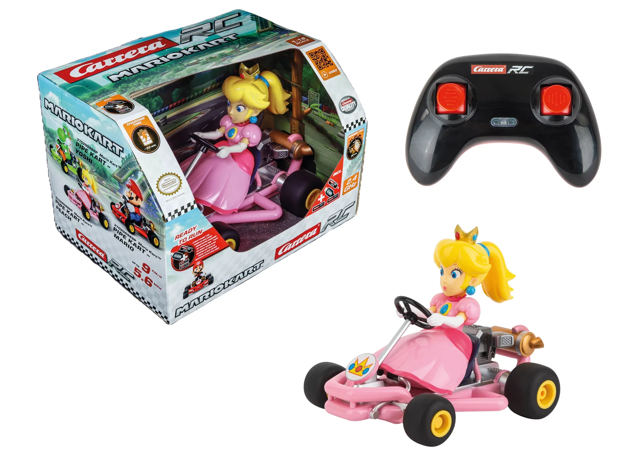 2,4GHz Mario Kart™ Pipe Kart, Peach - Image 2