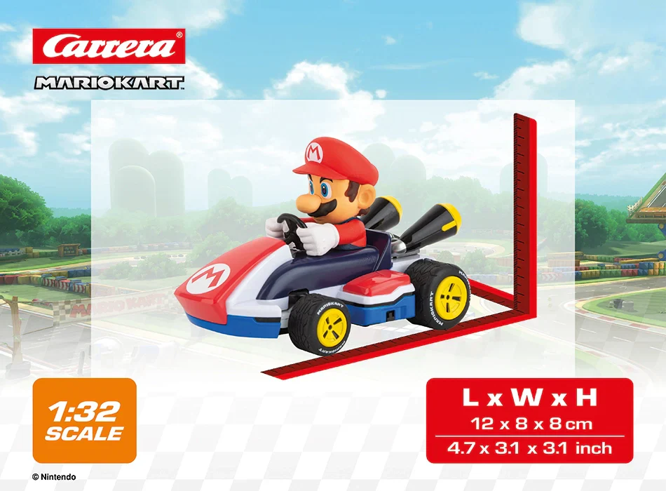 2,4GHz Mario Kart™ Race Kart 1:32, Mario - Image 7