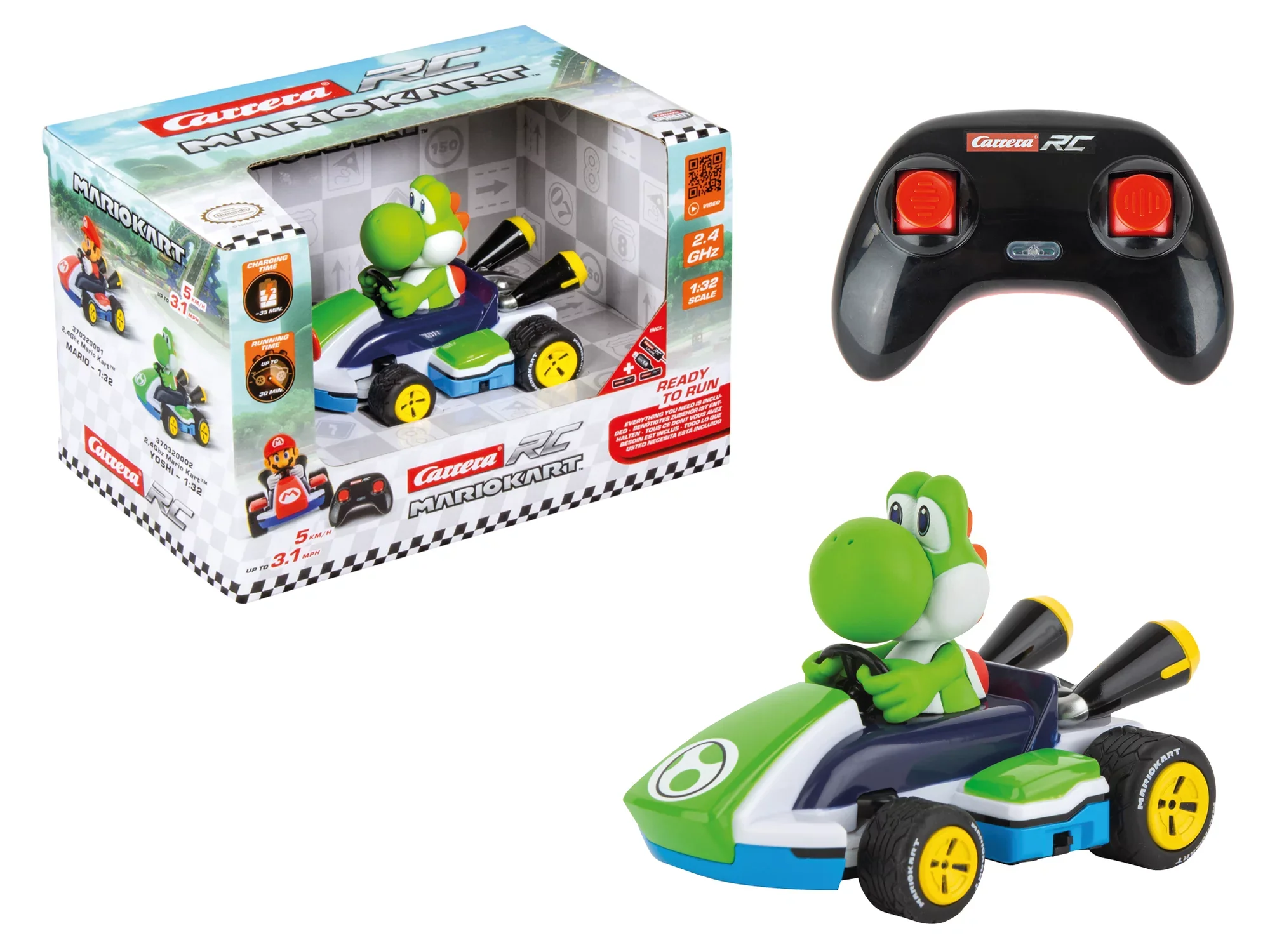 2,4GHz Mario Kart™ Race Kart 1:32, Yoshi - Image 3