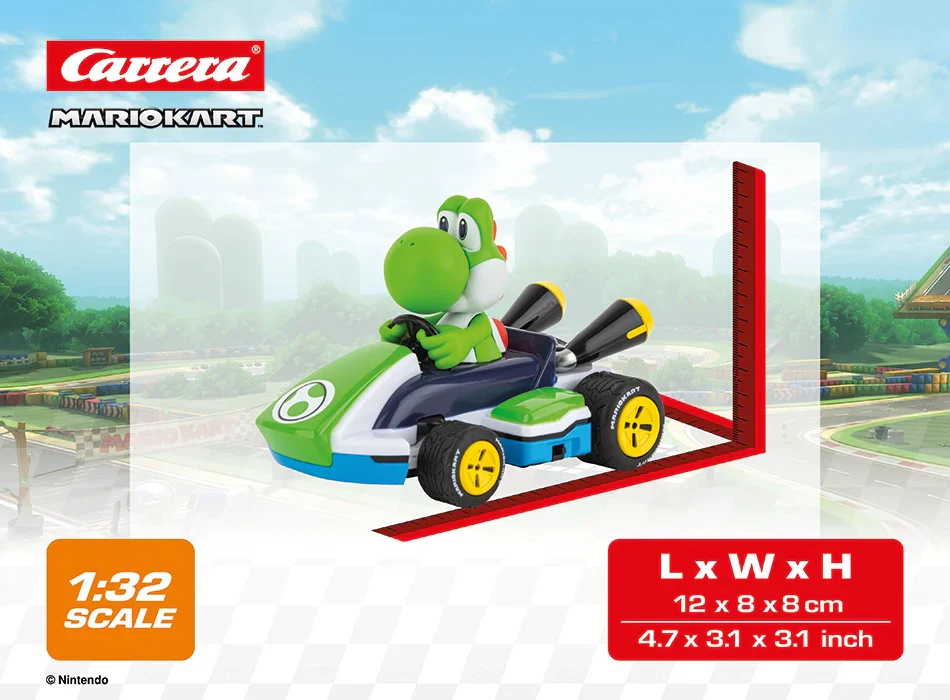 2,4GHz Mario Kart™ Race Kart 1:32, Yoshi - Image 9