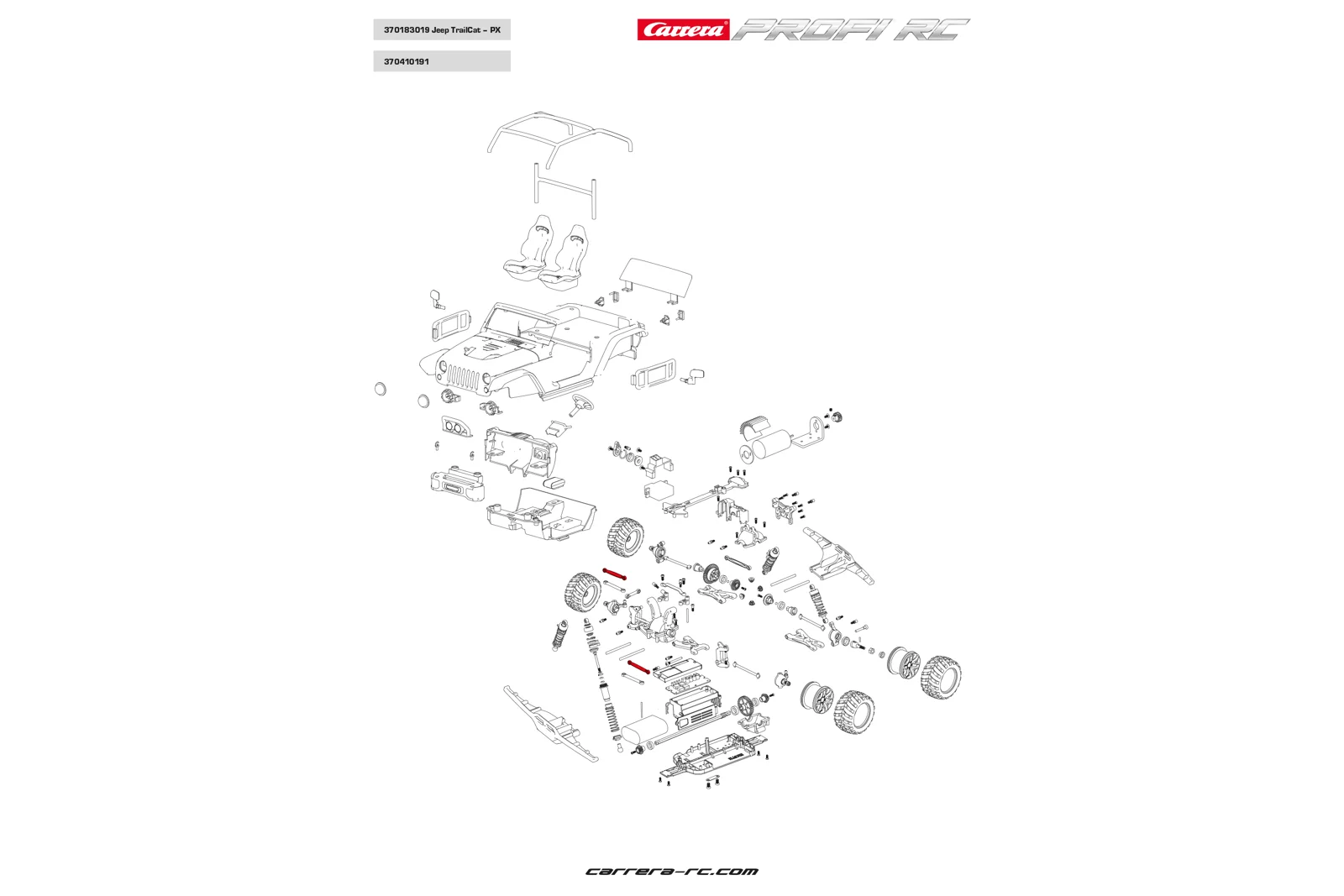 Track rods front 2 pcs. - Profi RC - Image 2