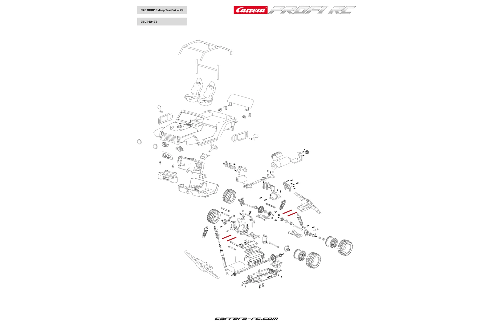 Transverse control pins 2 pcs. - Profi RC - Image 2