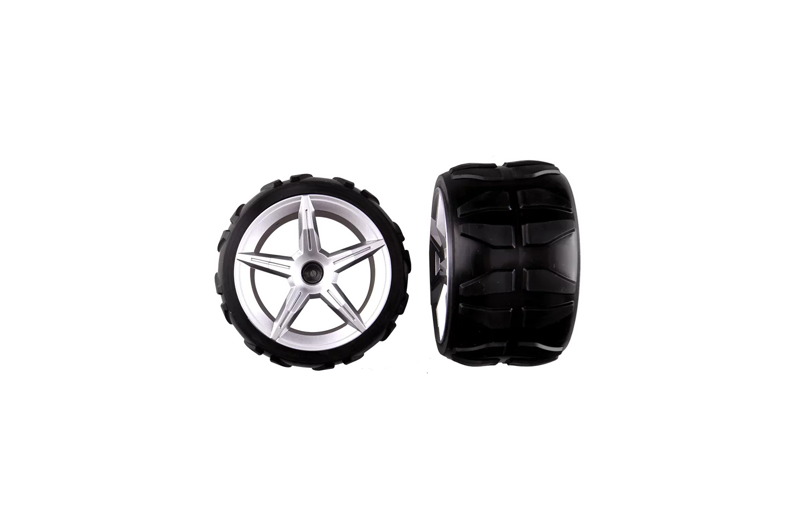 2 rear tyres with wheel rims for 24hr Tow Truck (162076)
