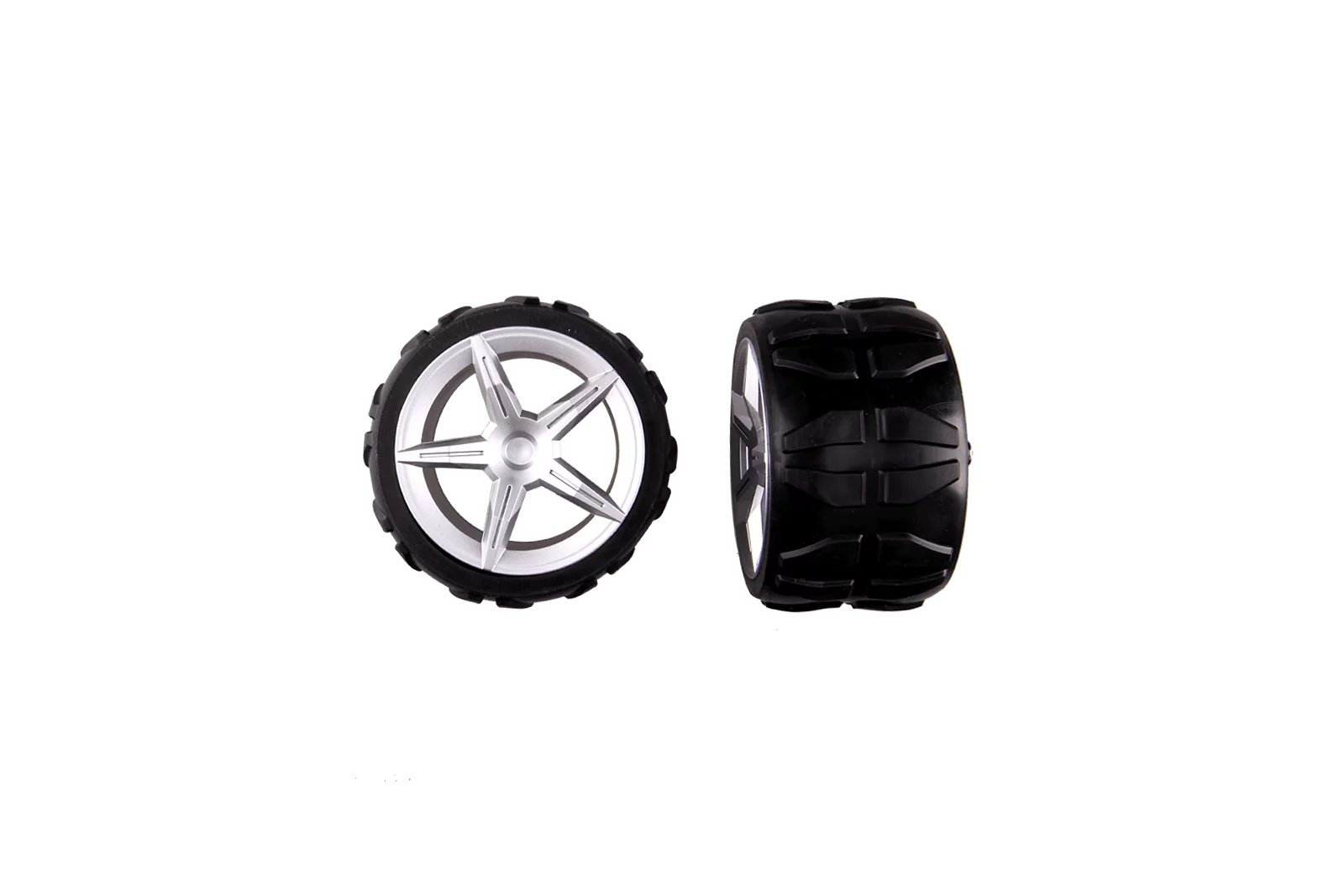 2 Front wheels with rims & Wheel suspension for 24hr Tow Truck (162076)
