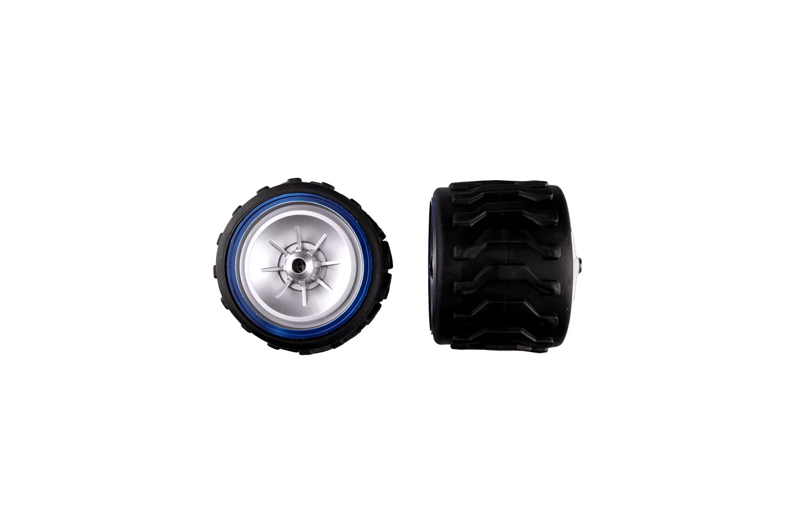 2 front wheels with rims & Wheel suspension for Mystic Inferno (142022)