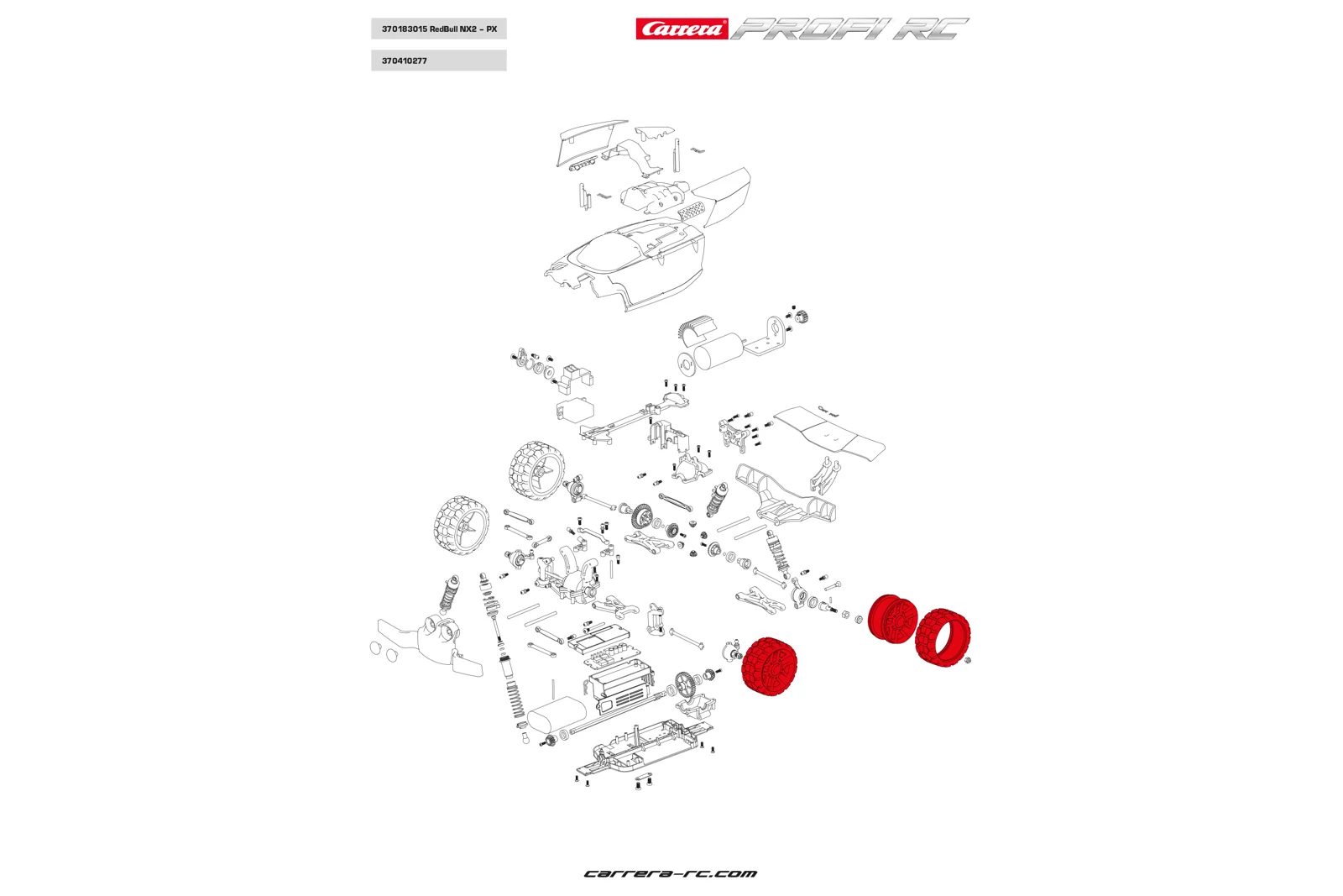 Tyre set (2 pcs.)  for Red Bull NX2 - Image 2