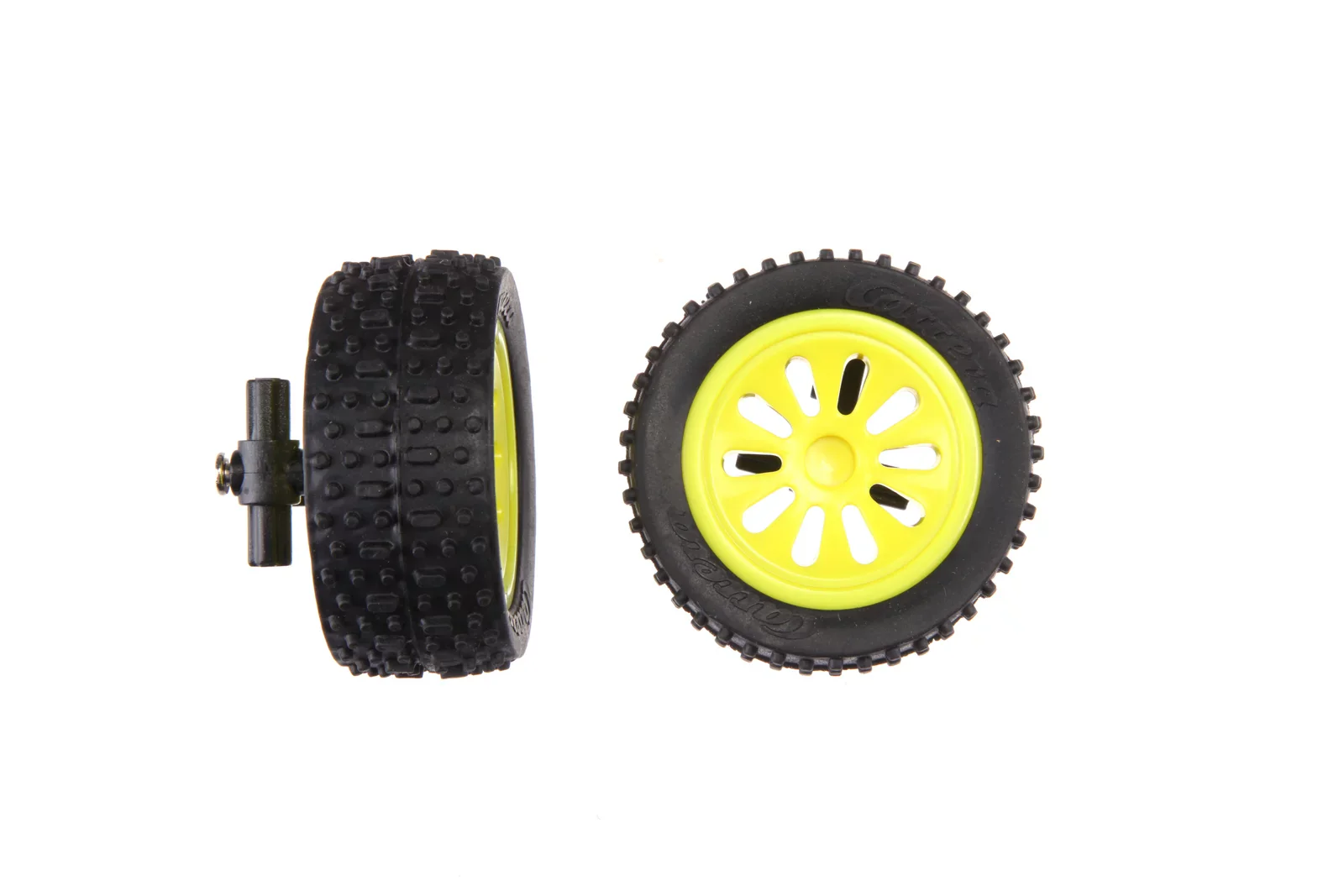 2 front wheels (tyres+wheel rims) + Wheel suspension for Neo Jumper II (201053)