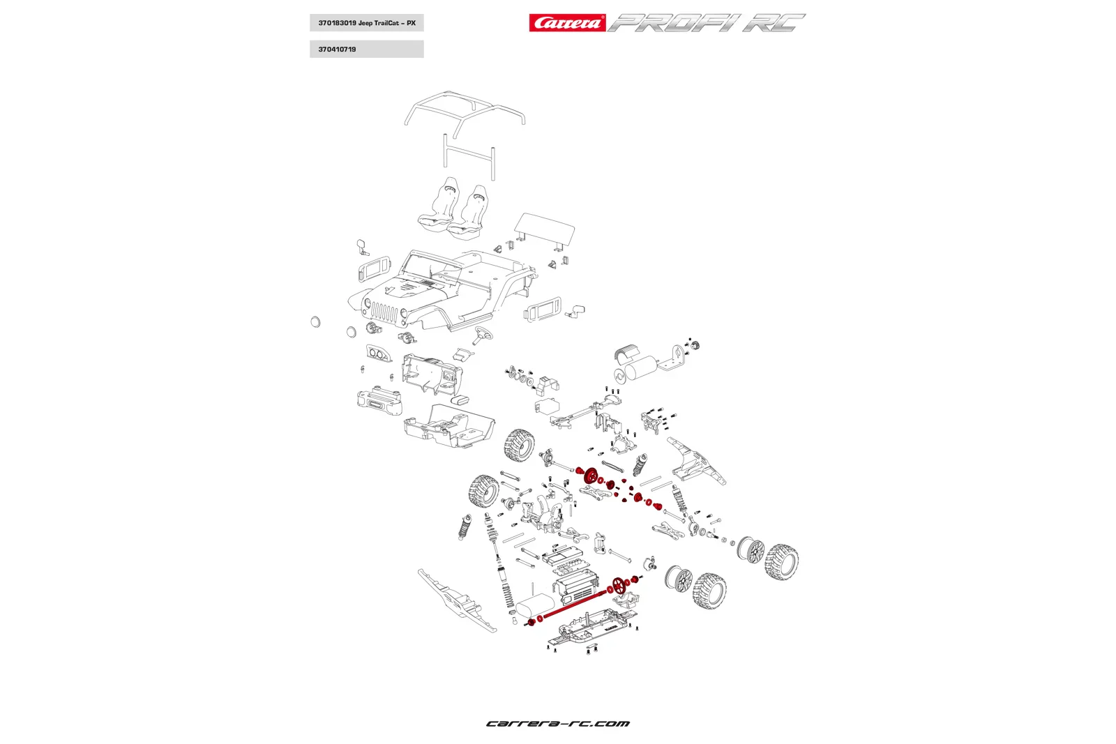 Upgrade Kit Metalgear (2x 370410200 metal version + 370410201 metal version) - Profi RC - Image 2