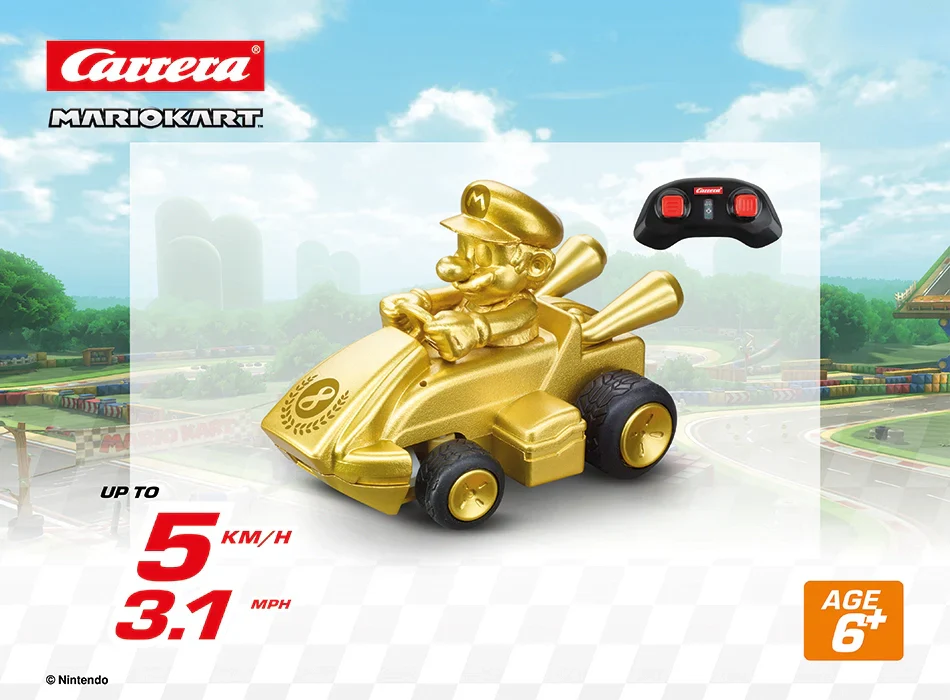 2,4GHz Mario Kart(TM) Mini RC, Mario - Gold (Paperbox) - Image 16