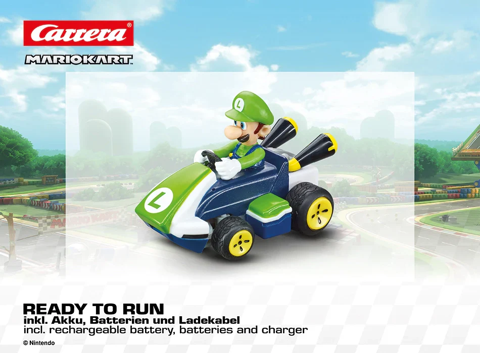 2,4GHz Mario Kart(TM) Mini RC, Luigi (Paperbox) - Image 10