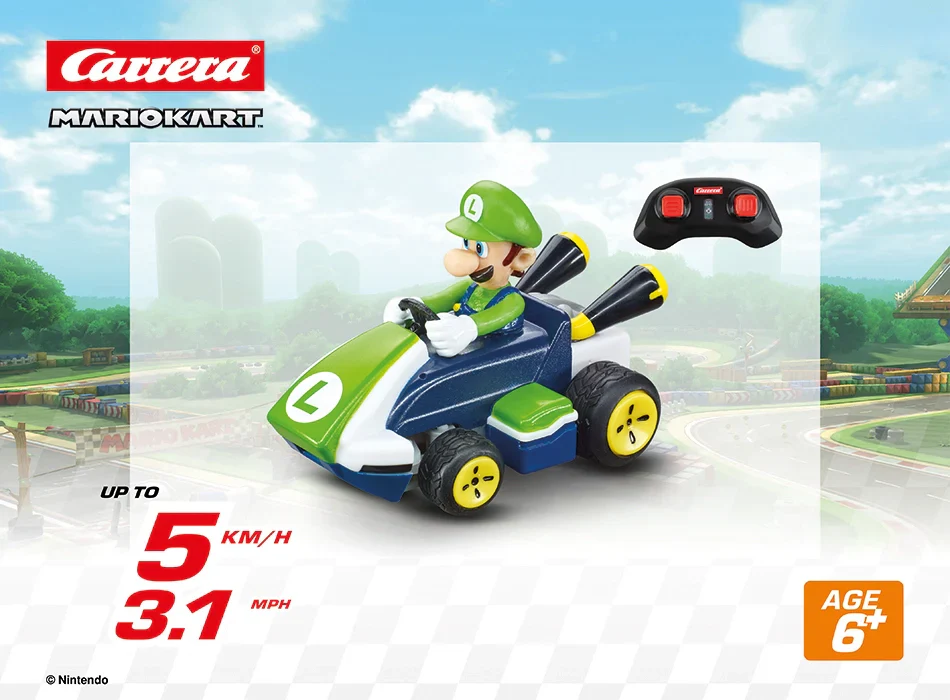 2,4GHz Mario Kart(TM) Mini RC, Luigi (Paperbox) - Image 11