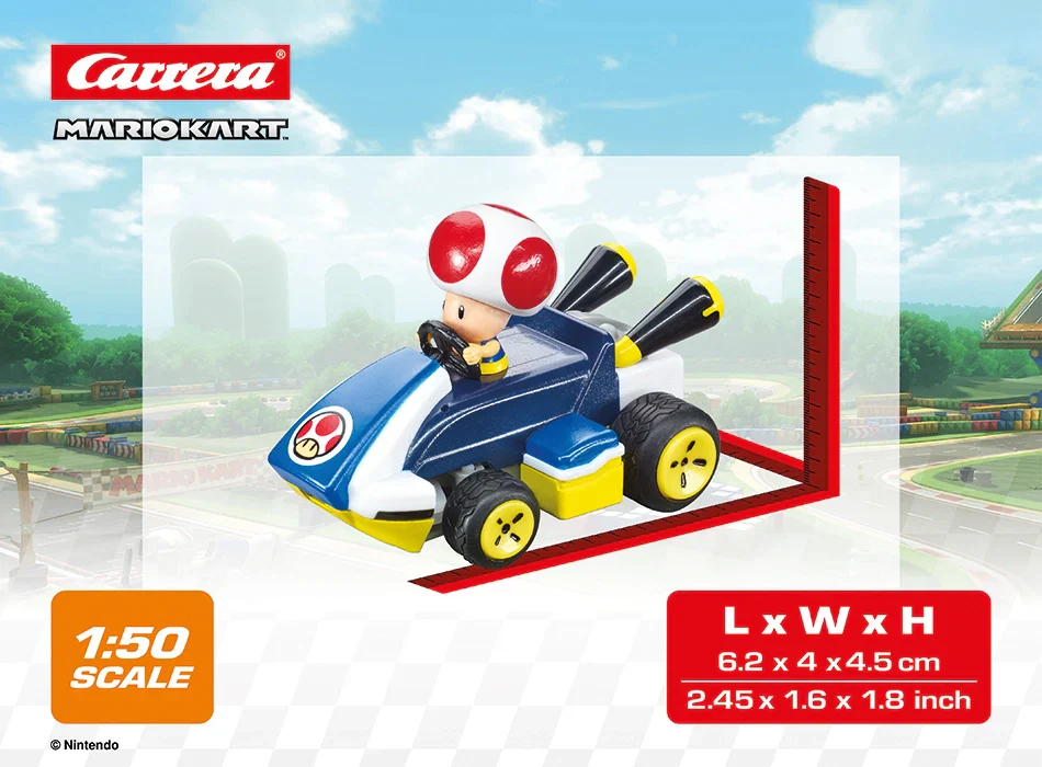 2,4GHz Mario Kart(TM) Mini RC, Toad (Paperbox) - Image 12