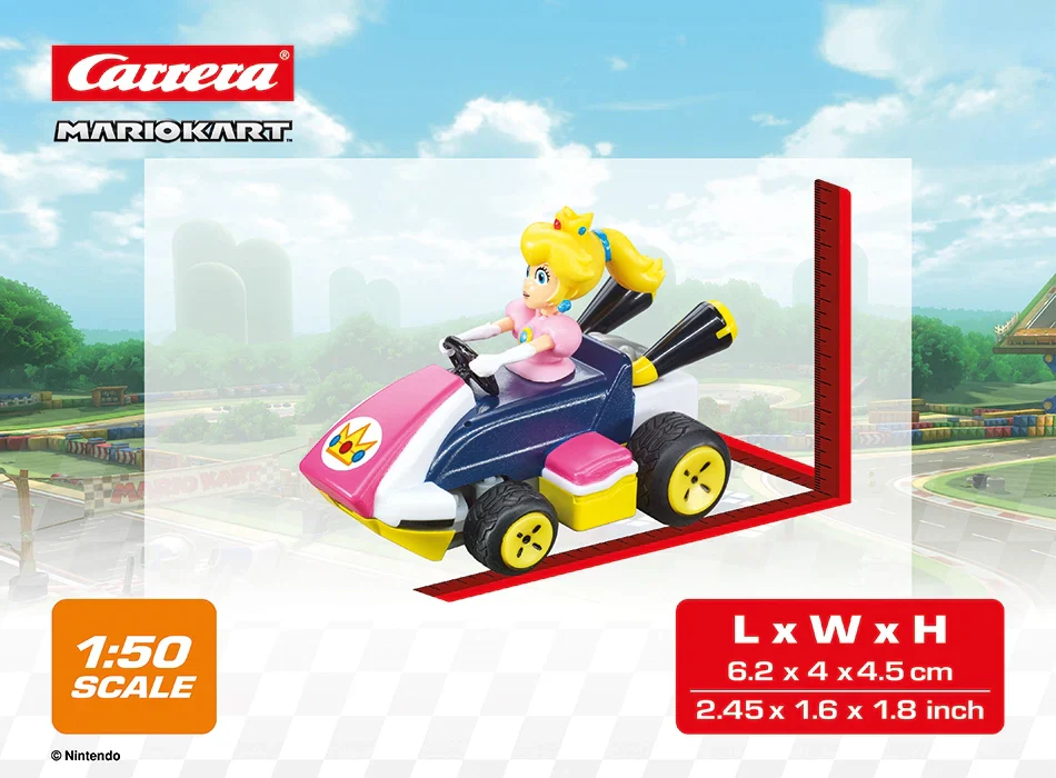 2,4GHz Mario Kart(TM) Mini RC, Peach (Paperbox) - Image 4