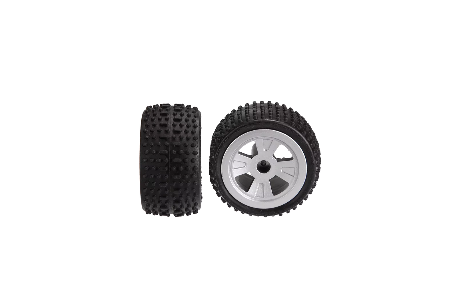 2 rear tyres with wheel rims for Carrera RC Red Bull RC1 201017 201025 201017