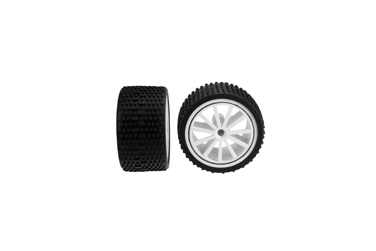 2 rear tyres with wheel rims for Red Cruiser (162046)