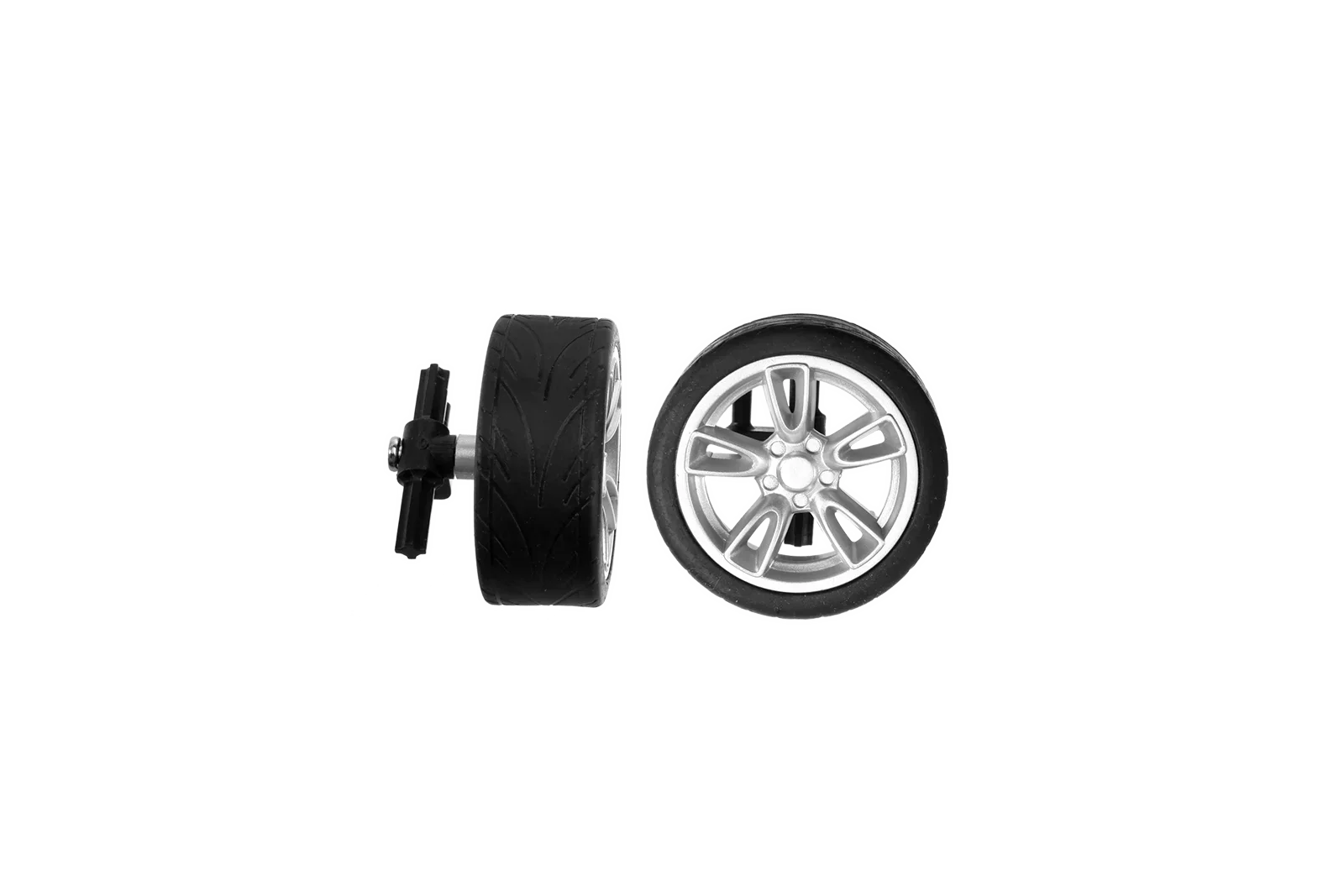 2 front wheels with rims + Wheel suspension for 162006162092 202006