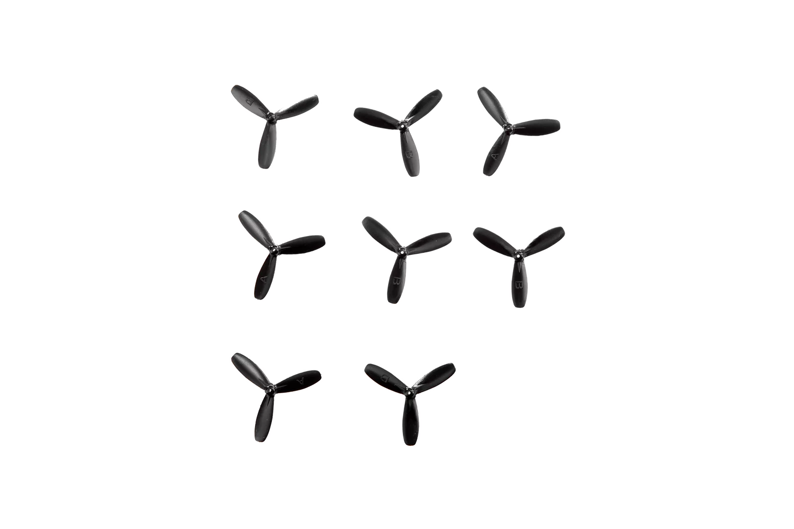 4x Rotor blades (rear) for Carrera RC Micro Quadrocopter (502002)