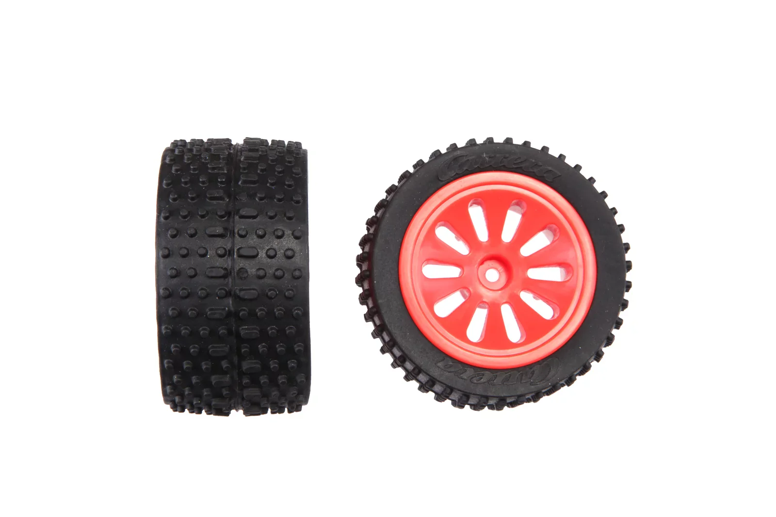 2 rear tyres with wheel rims  for Neon Racer II (201052), Neon Racer II (201052)