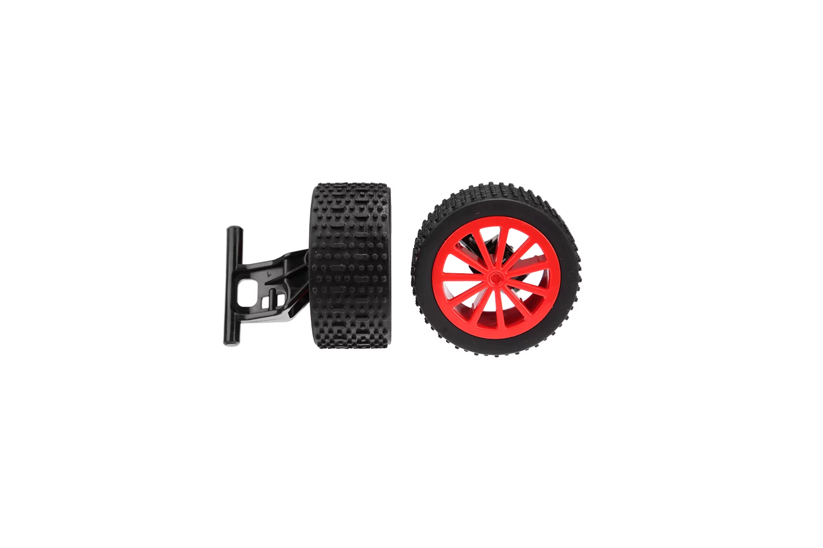 2 front wheels with rims + Wheel suspension for Turbo Fire (160108), Turbo Fire 2 (370160116)