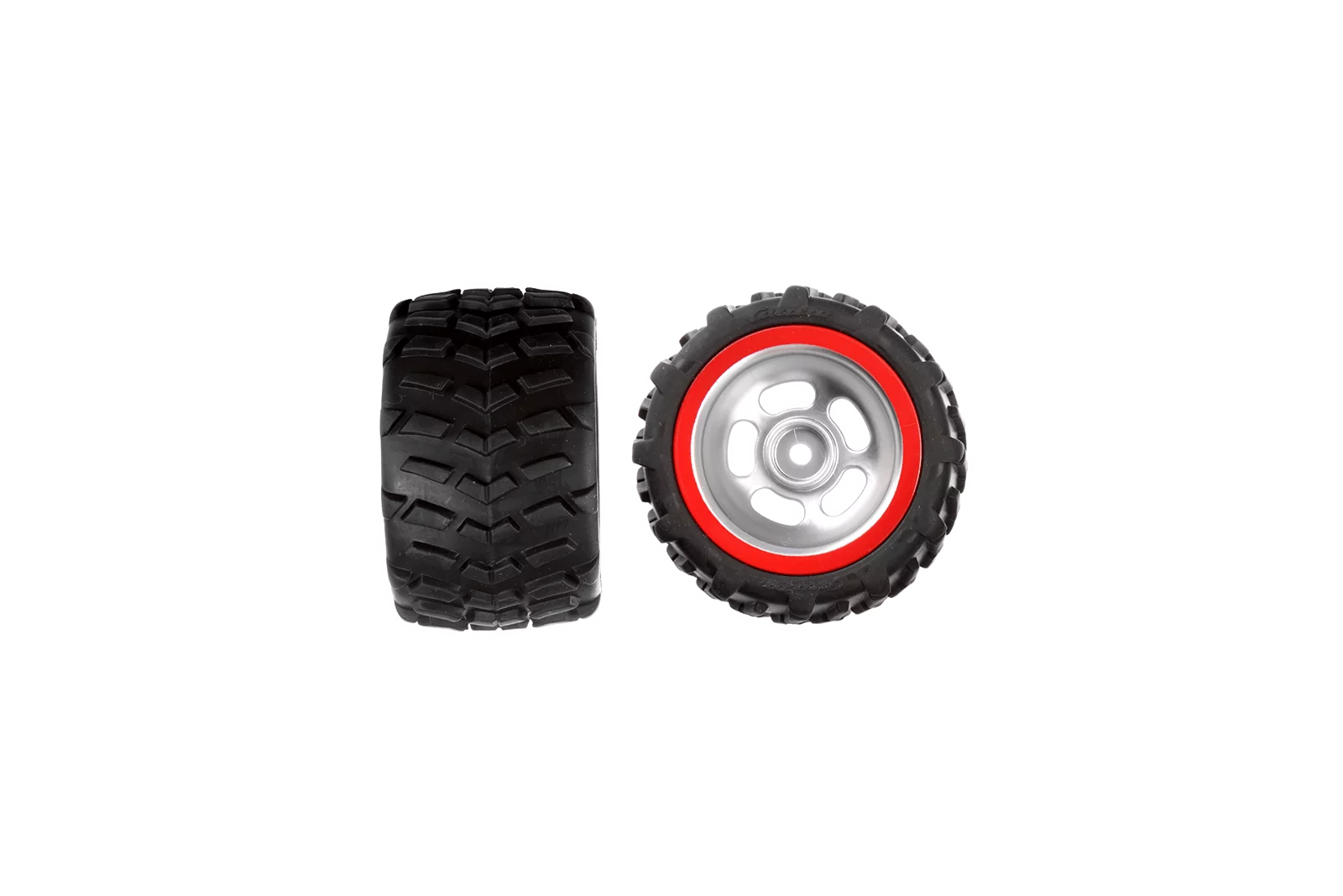 2 rear tyres with wheel rims for Flame Jumper (121006)