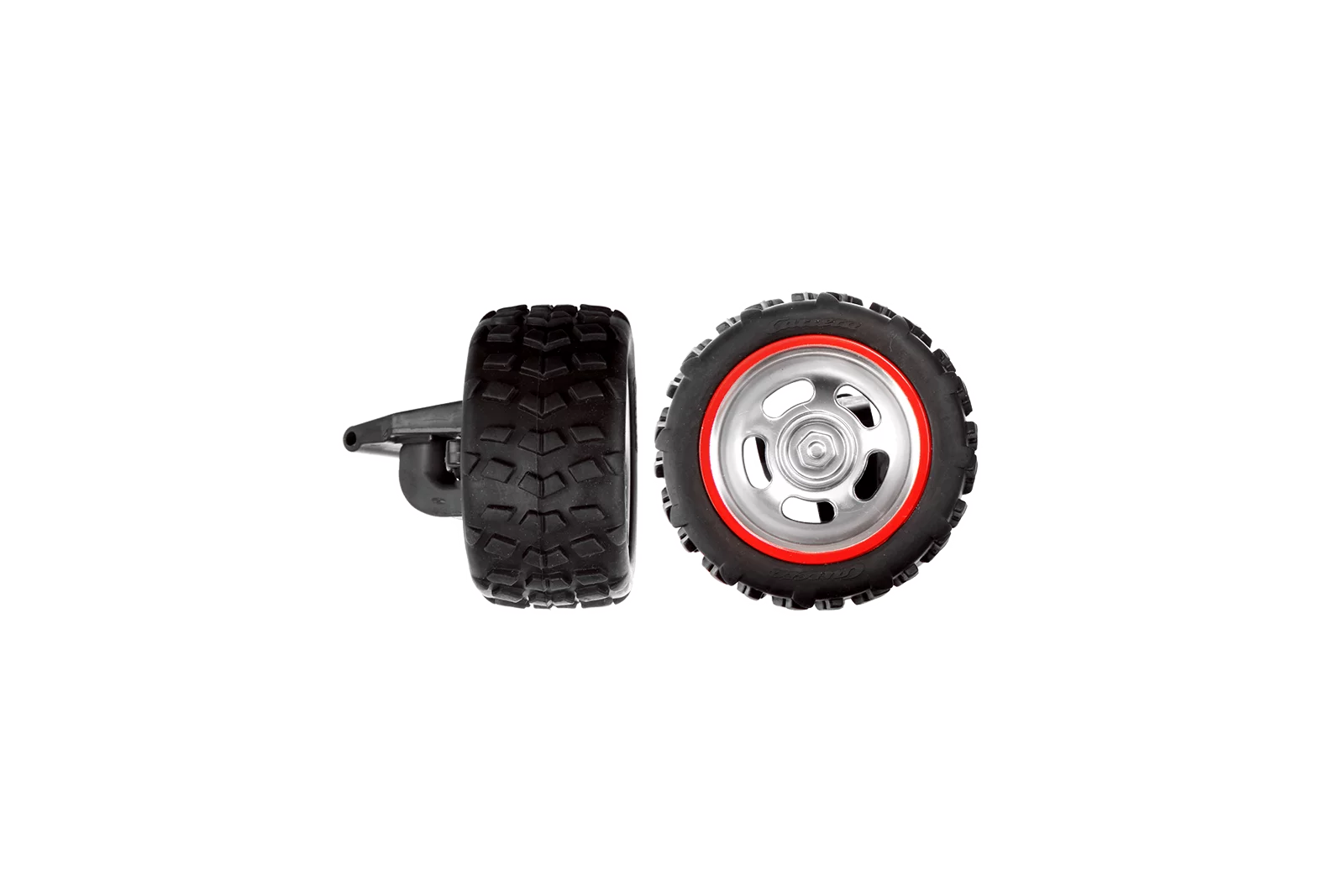 2 front tyres with wheel rims for Flame Jumper (121006)